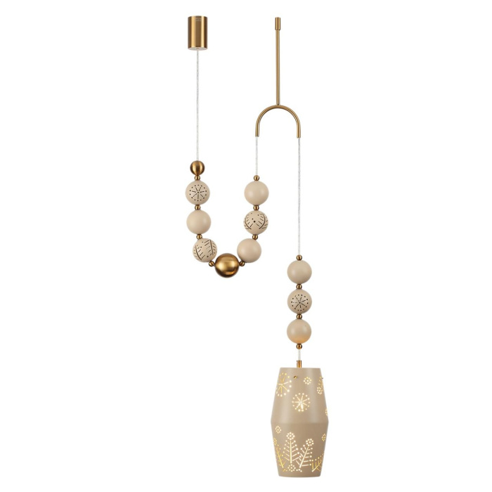 Подвесной светильник с держателем ODEON LIGHT EXCLUSIVE KARELIA 5444/1B