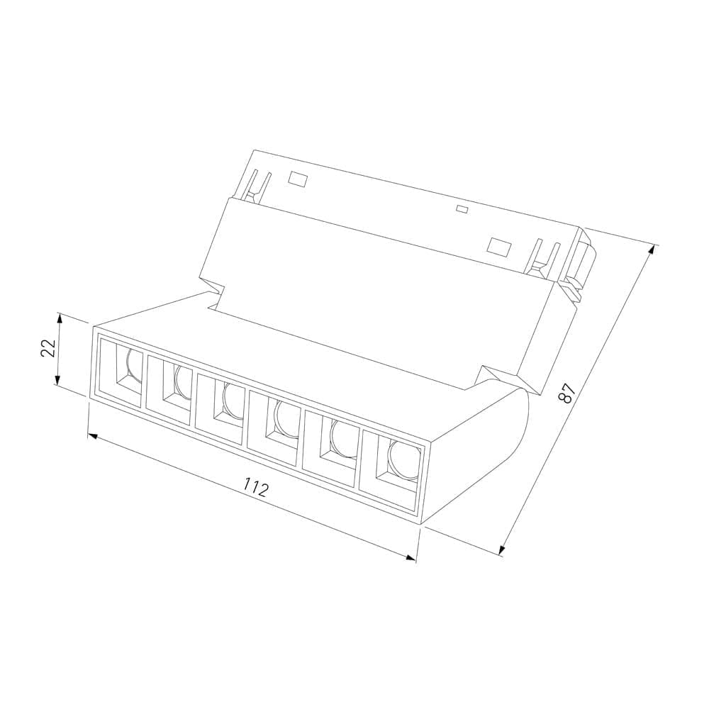 Трековый светодиодный светильник Elektrostandard Slim Magnetic a057197_ES