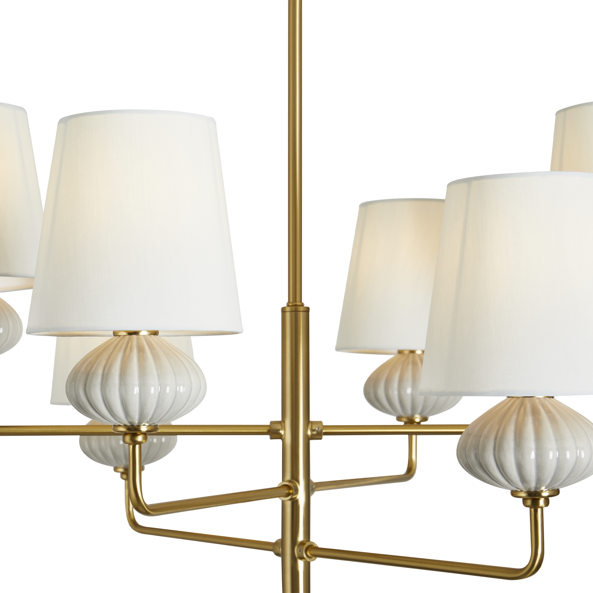 Подвесная люстра на штанге Freya Ceramics FR2029PL-06BS_MY