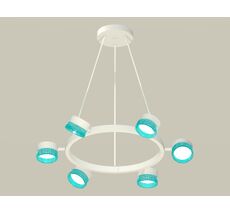 Подвесная люстра Ambrella light с композитным хрусталем Traditional DIY XB9191251_AMB