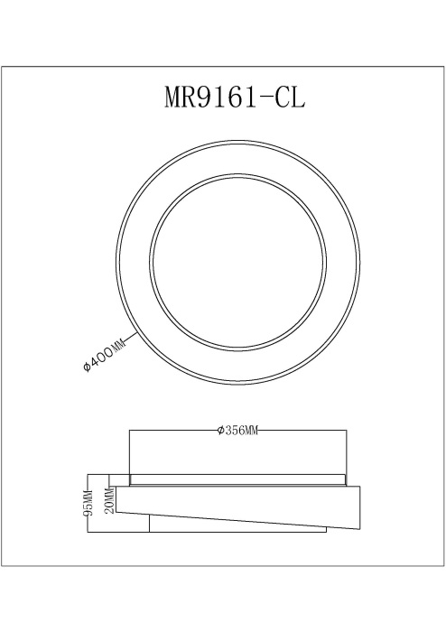 Потолочные светильники MyFar Rhea MR9161-CL