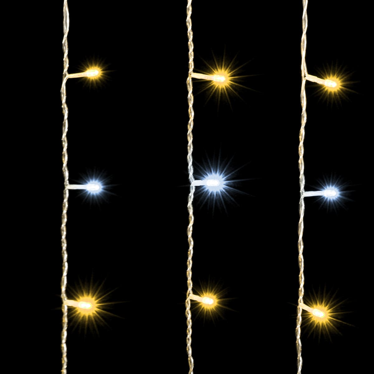 Гирлянда LTC Занавес 1 x 6 м Шампань с Мерцанием Белого Диода, 600 LED PCL601BLW-10-2CH