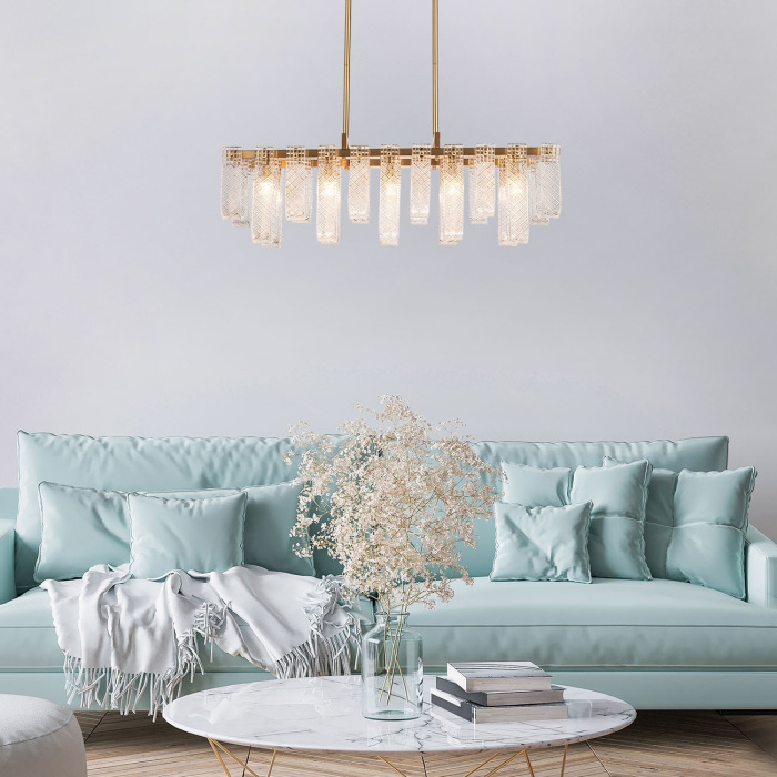 Подвесная люстра на штанге Indigo V000367