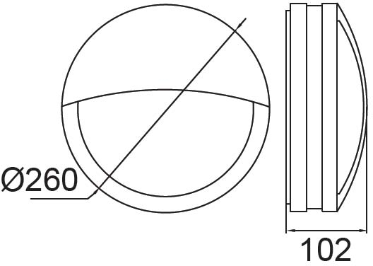 Настенный светильник уличный IP54 Oasis Light 3363 Gr_OL