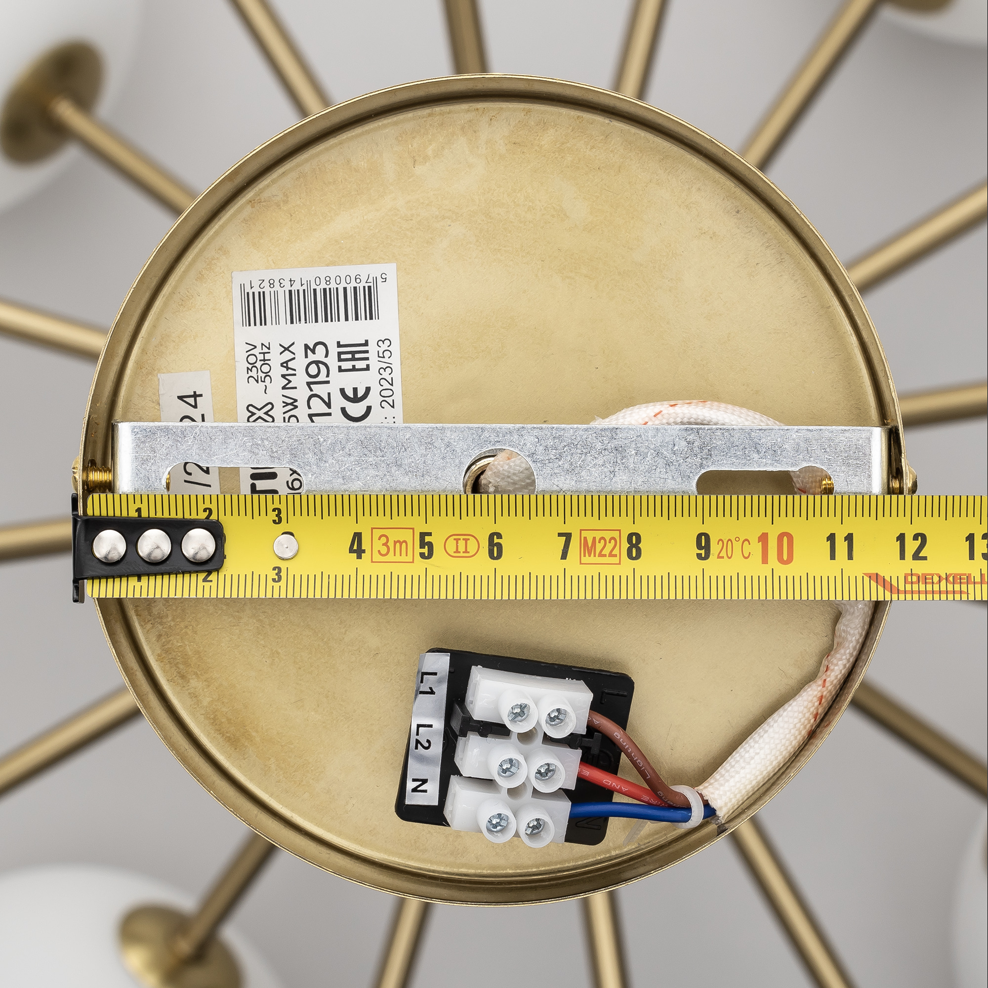 Потолочная люстра на штанге Citilux TONGA CL212193