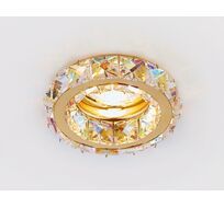 Встраиваемый светильник хрустальный K112 PR/G Ambrella K112 PR/G_AMB