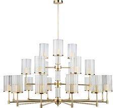 Подвесная люстра на штанге KUTEK MOOD Empoli Ryfel EMP-ZW-12+6+3(ZM)R