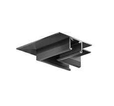 Угол-соединитель 45 встраиваемый под ГКЛ 12,5мм, черный Maytoni TRA239CLS-42.12B_MY