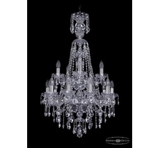 Хрустальная люстра Bohemia Ivele 1415/10+5/200/XL-97/2d Ni_BI