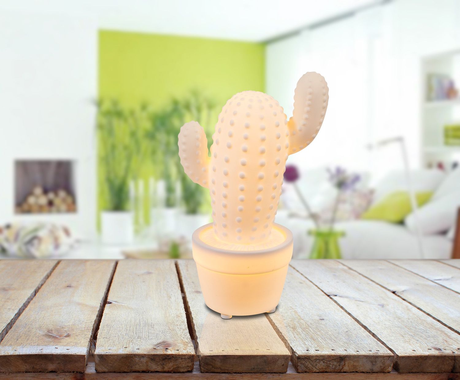 Настольная лампа Globo в виде кактуса Chaita 22808_GL