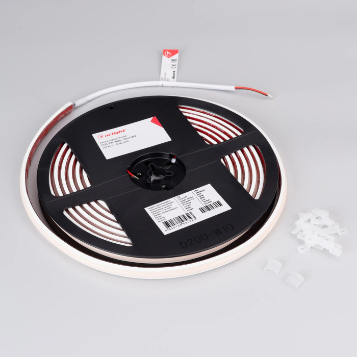 Светодиодная лента Arlight герметичная COB-PW-X480-10mm 24V Warm3000 10 W/m, IP66 045864_ARL