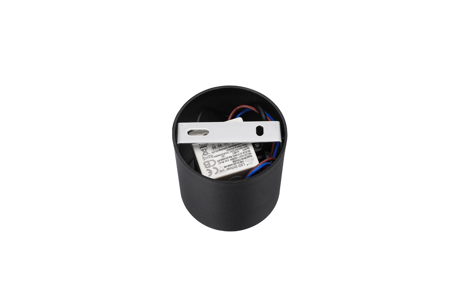 Накладной светильник iLedex Metrica 108-7W-D80-3000K-24DG-BK_IX