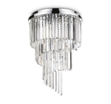 Потолочная люстра Ideallux CARLTON CARLTON PL12 CROMO_IL