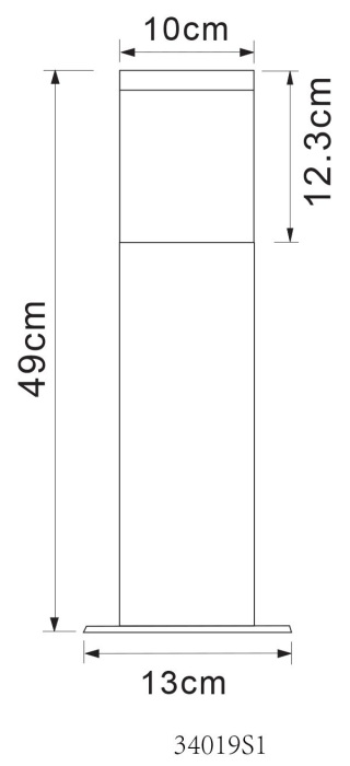 Ландшафтный столбик Globo LALLI 34019S1_GL
