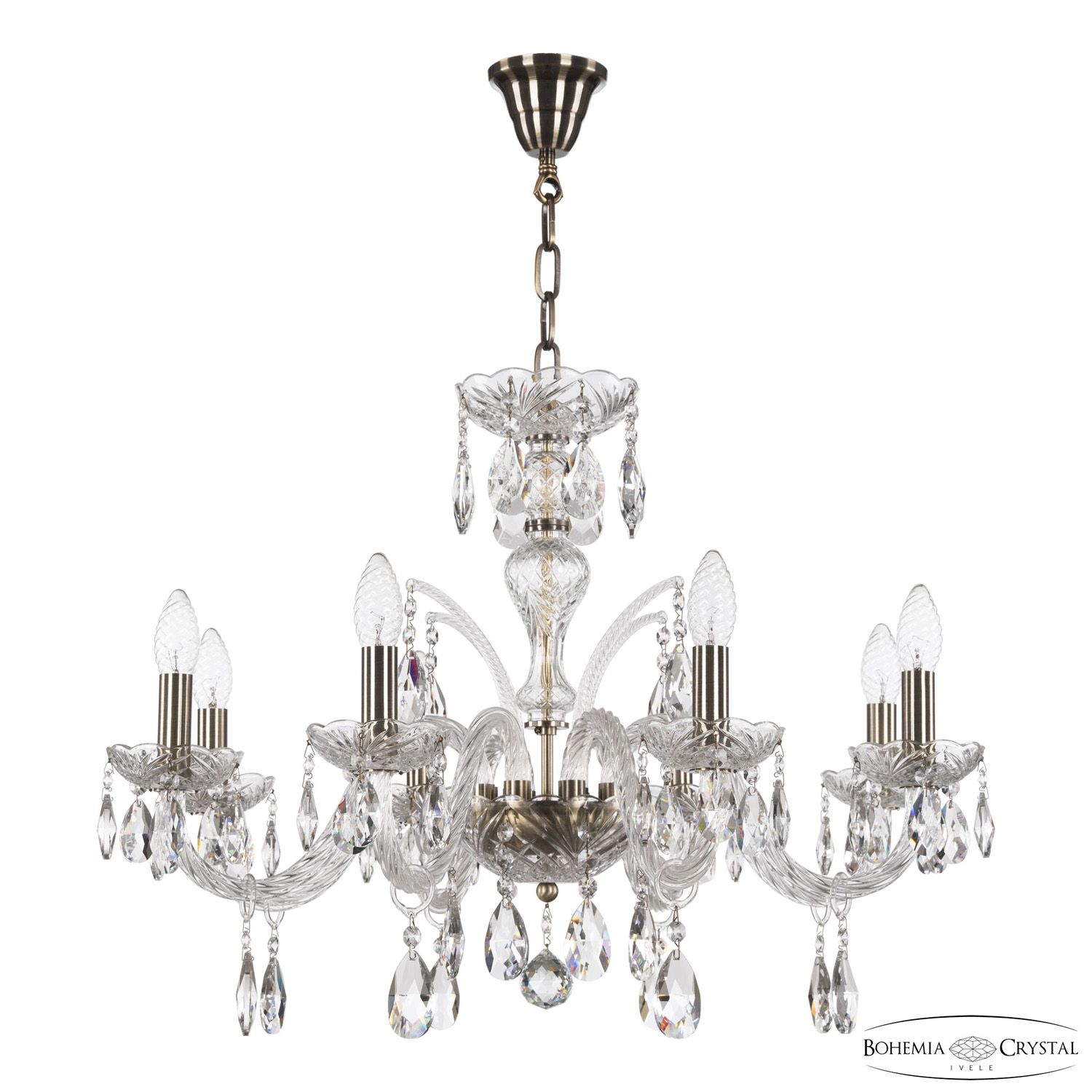 Хрустальная люстра Bohemia Ivele Crystal 118/8/240 Pa_BI