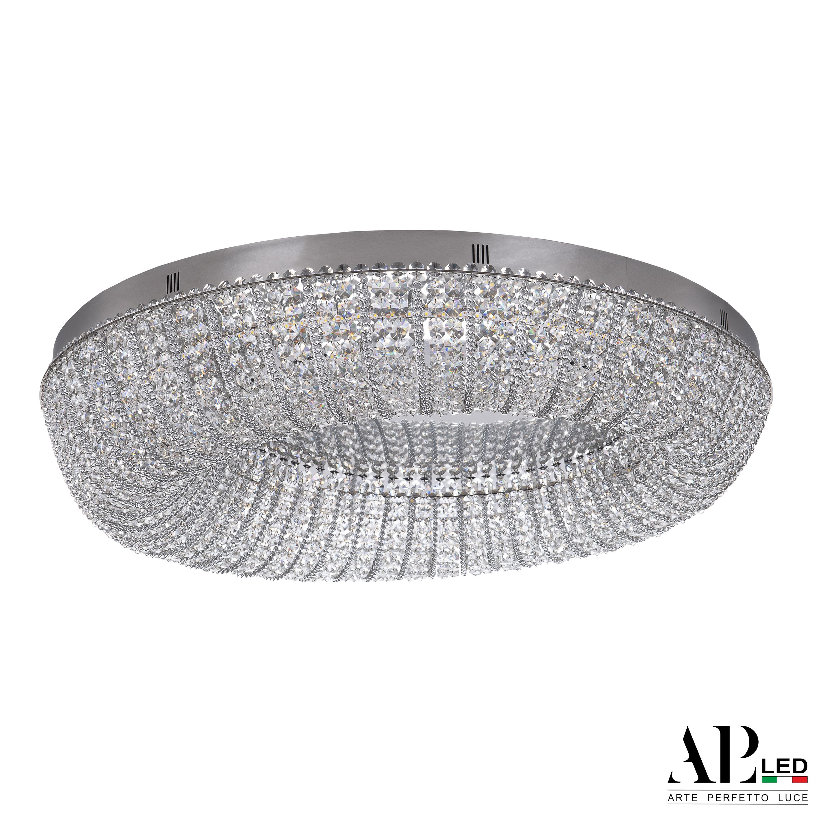 Хрустальная люстра APL LED Sicilia SH610.2.80.M.Ni.4000