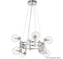 Подвесная люстра Crystal Lux LUXURY LUXURY SP8 CHROME_CR