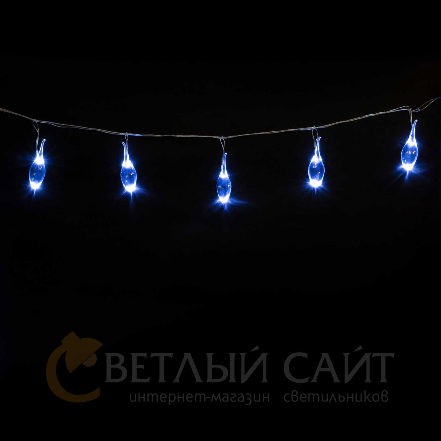 

Светодиодная Гирлянда Капли Белая, 24В, 16 LED 15-033, 15-033