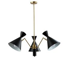 Подвесная люстра Crystallux JOVEN JOVEN SP3 GOLD/BLACK_CR