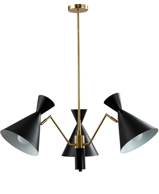 Подвесная люстра Crystallux JOVEN JOVEN SP3 GOLD/BLACK_CR