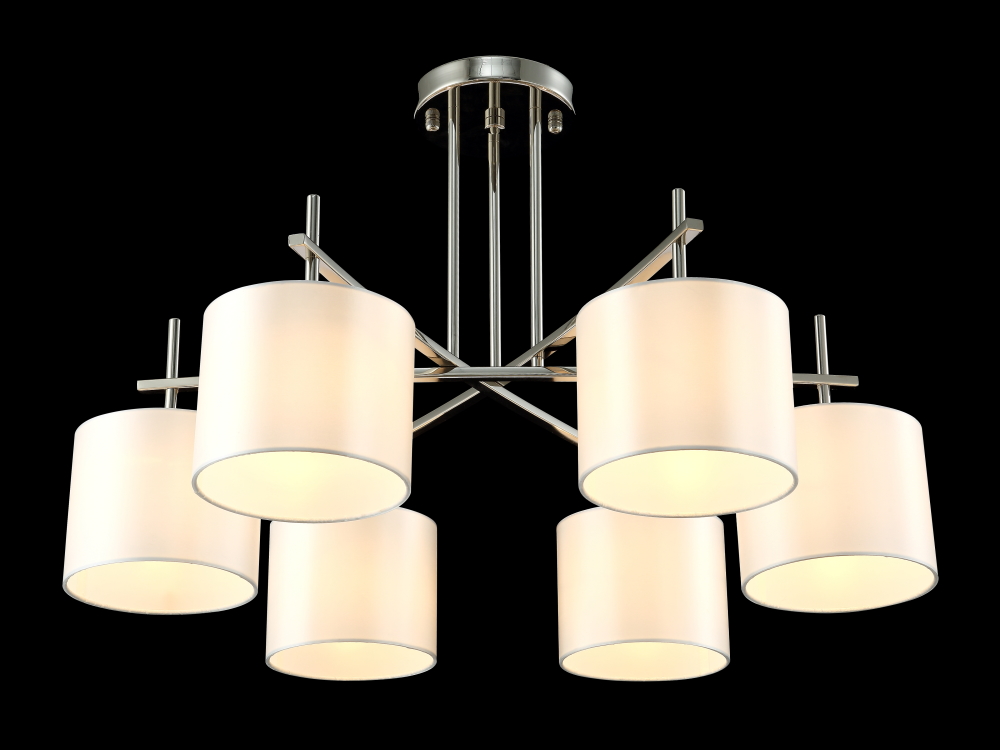Потолочная люстра Crystallux SERGIO SERGIO PL6 NICKEL_CR