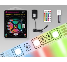 Комплект светодиодной ленты 5050 60Led /14.4W m/ 12V IP20 RGB 5m Ambrella Light GS GS2402_AMB