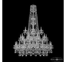 Хрустальная люстра Bohemia Ivele Crystal 1411/20+10+5/400/XL-155/3d Ni_BI