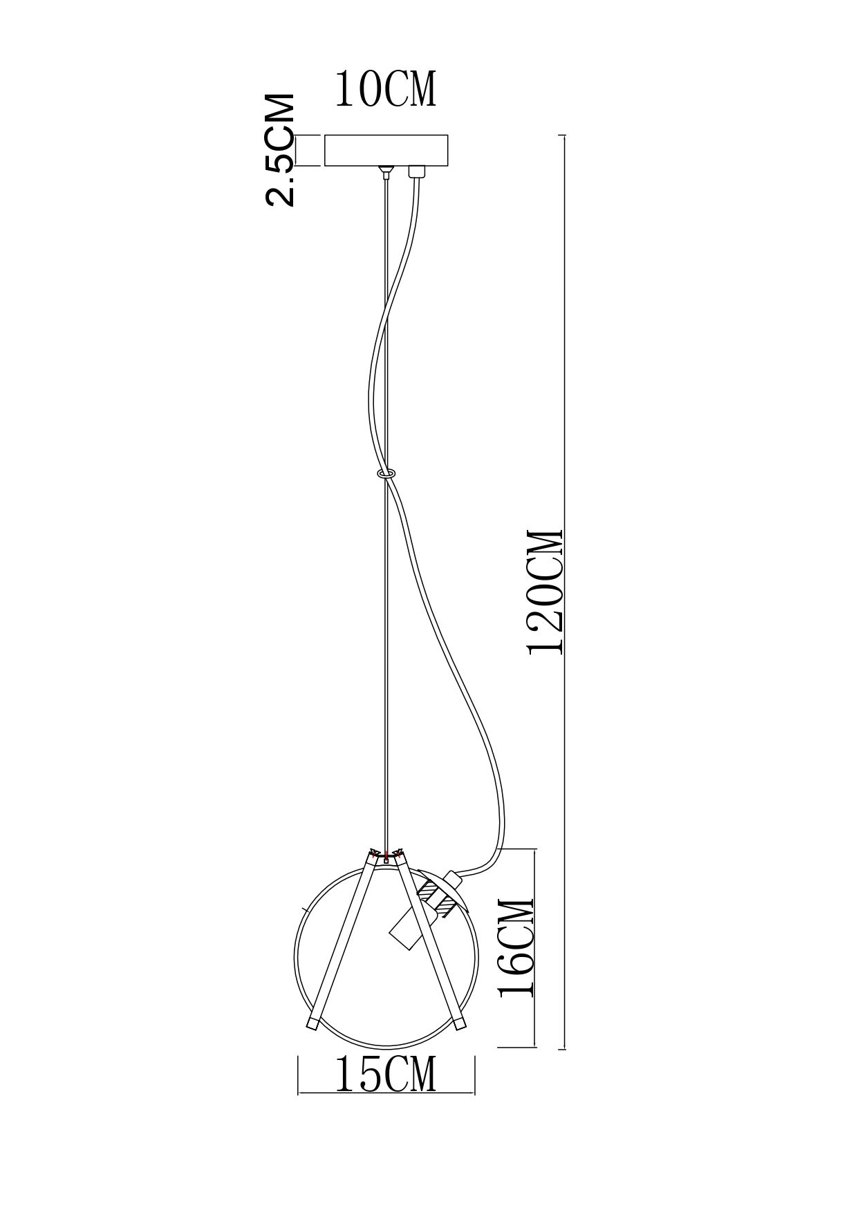 Подвесной светильник Divinare HAZEL 5015/02 SP-1_DI