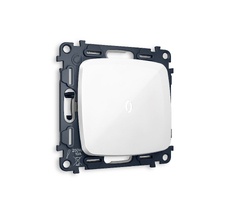 Выключатель 1-клавишный проходной с подсветкой 5600K OMEGA QUANT Ambrella Volt MO102035_AMB