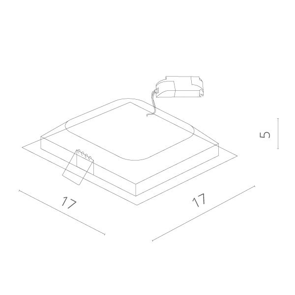 Точечный светильник ArteLamp Врезной Riflessione A7416PL-1WH