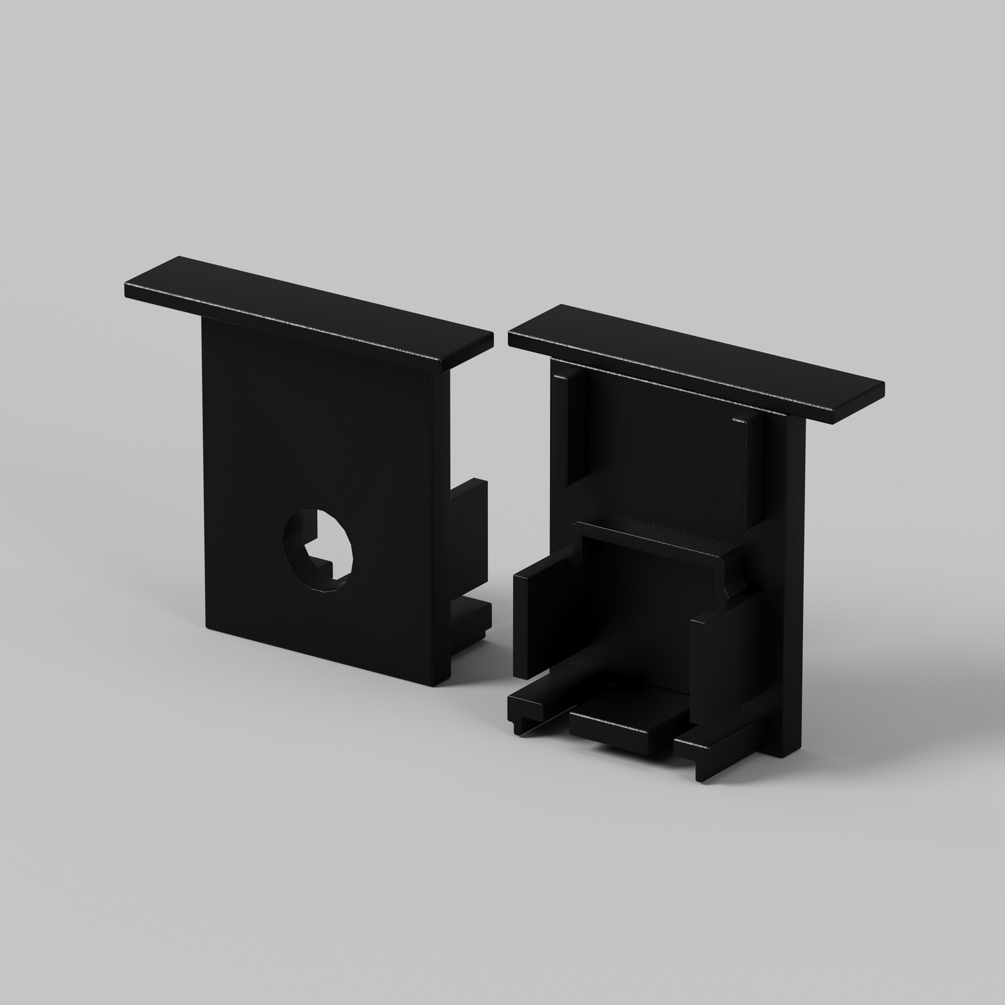 Комплект заглушек (для профиля 22?22) 2 шт Mayton 642051_MY