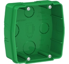 Коробка монтажная для силовых розеток (зеленый) IP40 Systeme Electric BLNMK000001