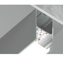 Алюминиевый профиль накладной/подвесной Profile System для ленты до 32,8мм Ambrella Light ILLUMINATION GP3000AL_AMB