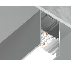 Алюминиевый профиль накладной/подвесной Profile System для ленты до 32,8мм Ambrella Light ILLUMINATION GP3000AL_AMB