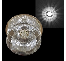 Точечный светильник круглый Sneha 7190/H G9 GD_SN