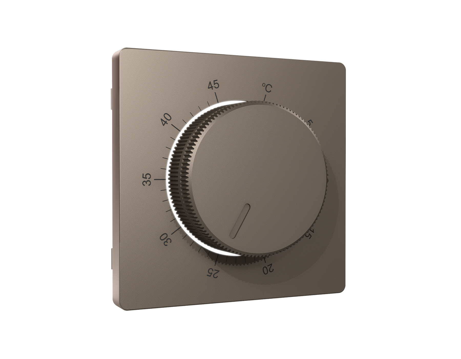 Лицевая панель ALFA для терморегулятора теплого пола QUANT Ambrella Volt AP6357_AMB