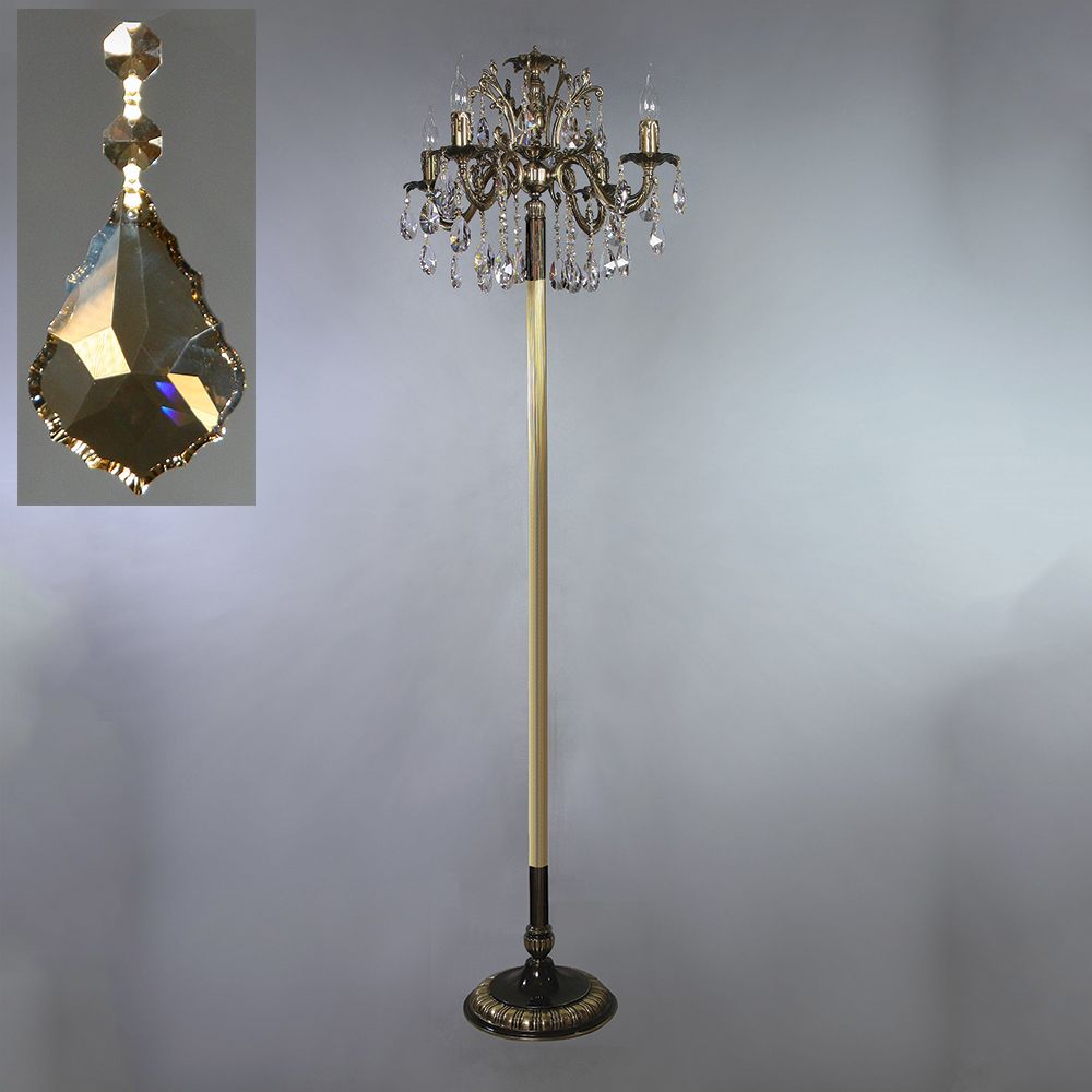 Торшер Ambiente GRANADA 2118F/4 PB Honey Leaf_BZ