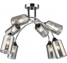 Потолочная люстра на штанге Imex MD.2195-8-S-BK+CH_IM