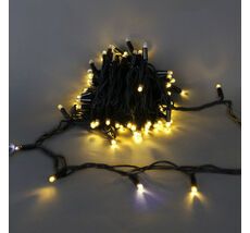 Гирлянда светодиодная 10м 100LED IP65 Sneha A-504A WW/WT FLASH_SN