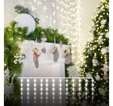 Гирлянда занавес роса теплый белый 2x2,6М IP20 Eurosvet 200-006 a060422_EU