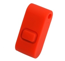 Выключатель беспроводной SMART 7мВт IP65 одноклавишный soft-touch красный Feron 48880_FR