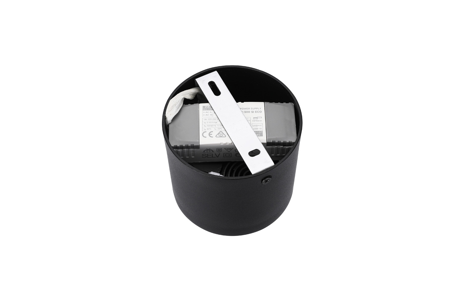 Накладной светильник iLedex Metrica 113-12W-D100-3000K-24DG-BK_IX