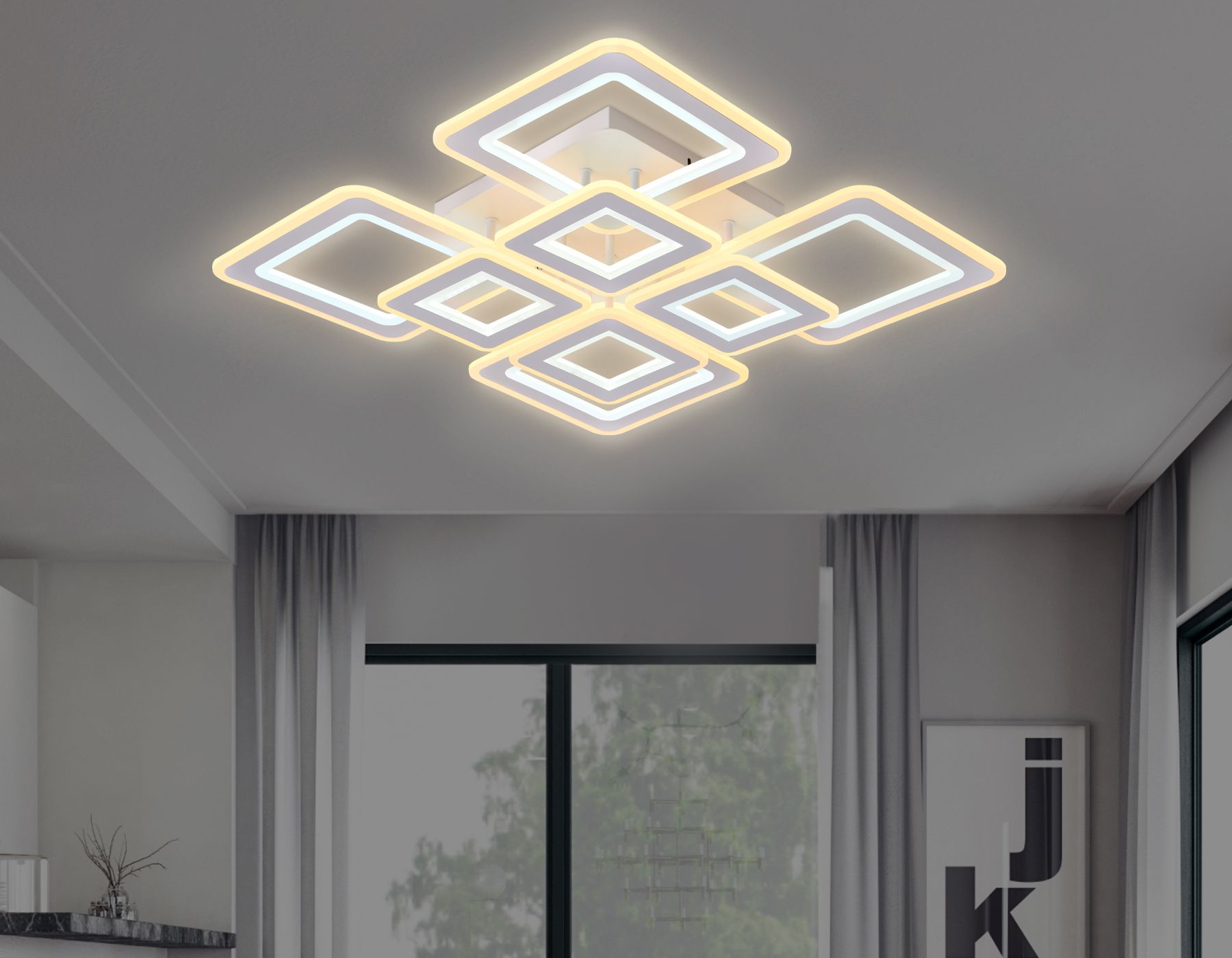 Потолочная люстра Ambrella light с пультом Original FA868_AMB