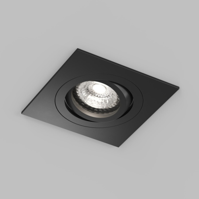 Точечный встраиваемый влагозащищенный светильник IP44 Denkirs DK2111-BK