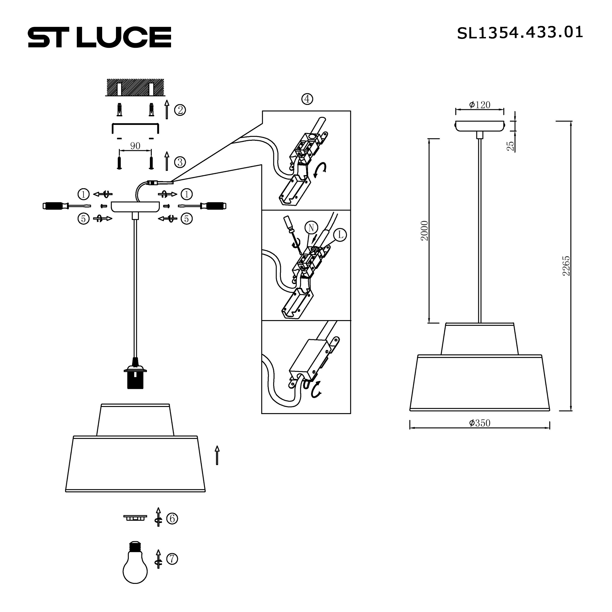Подвесной светильник ST Luce JACKIE SL1354.433.01