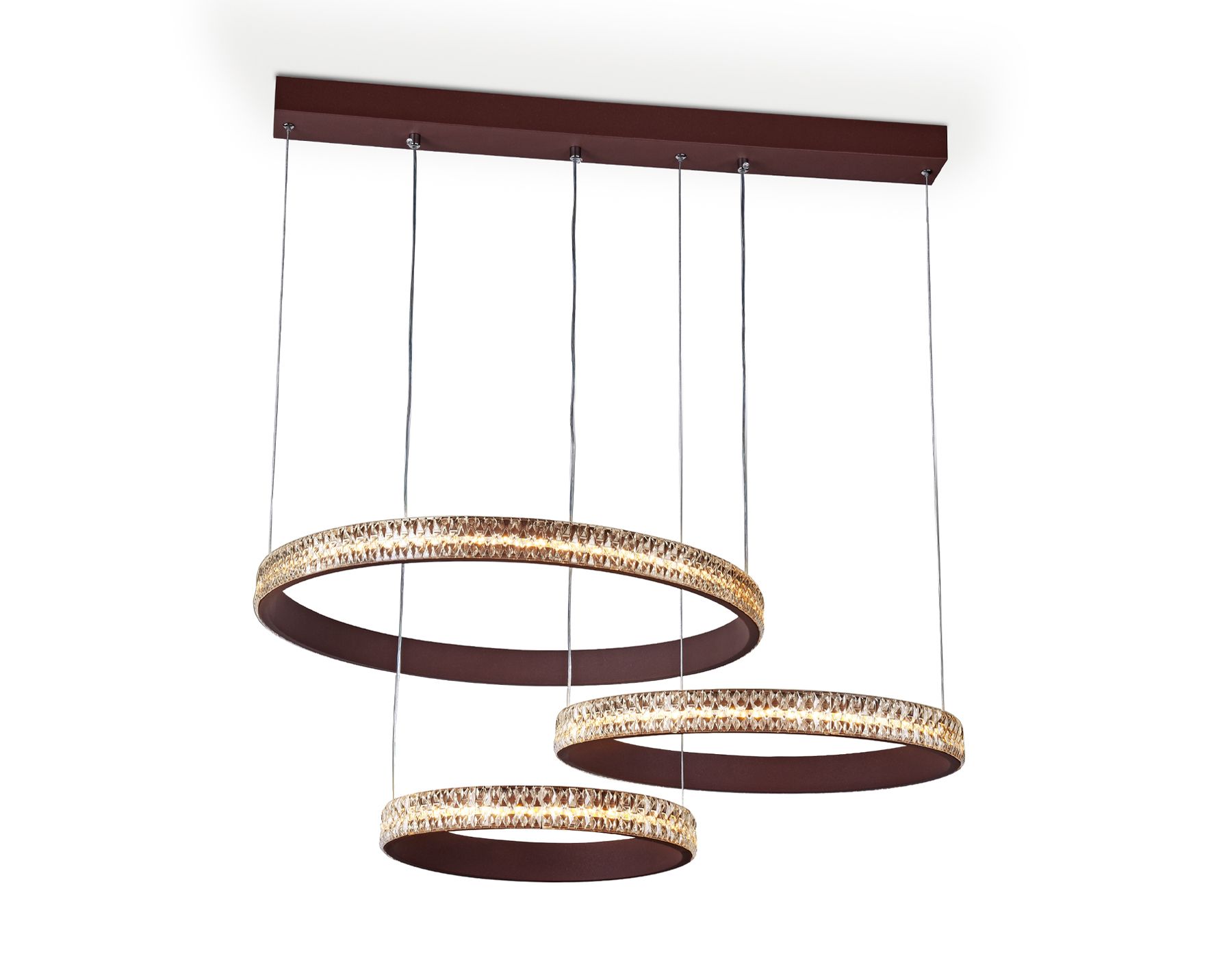 Потолочная люстра Ambrella light с пультом ACRYLICA FA6162_AMB