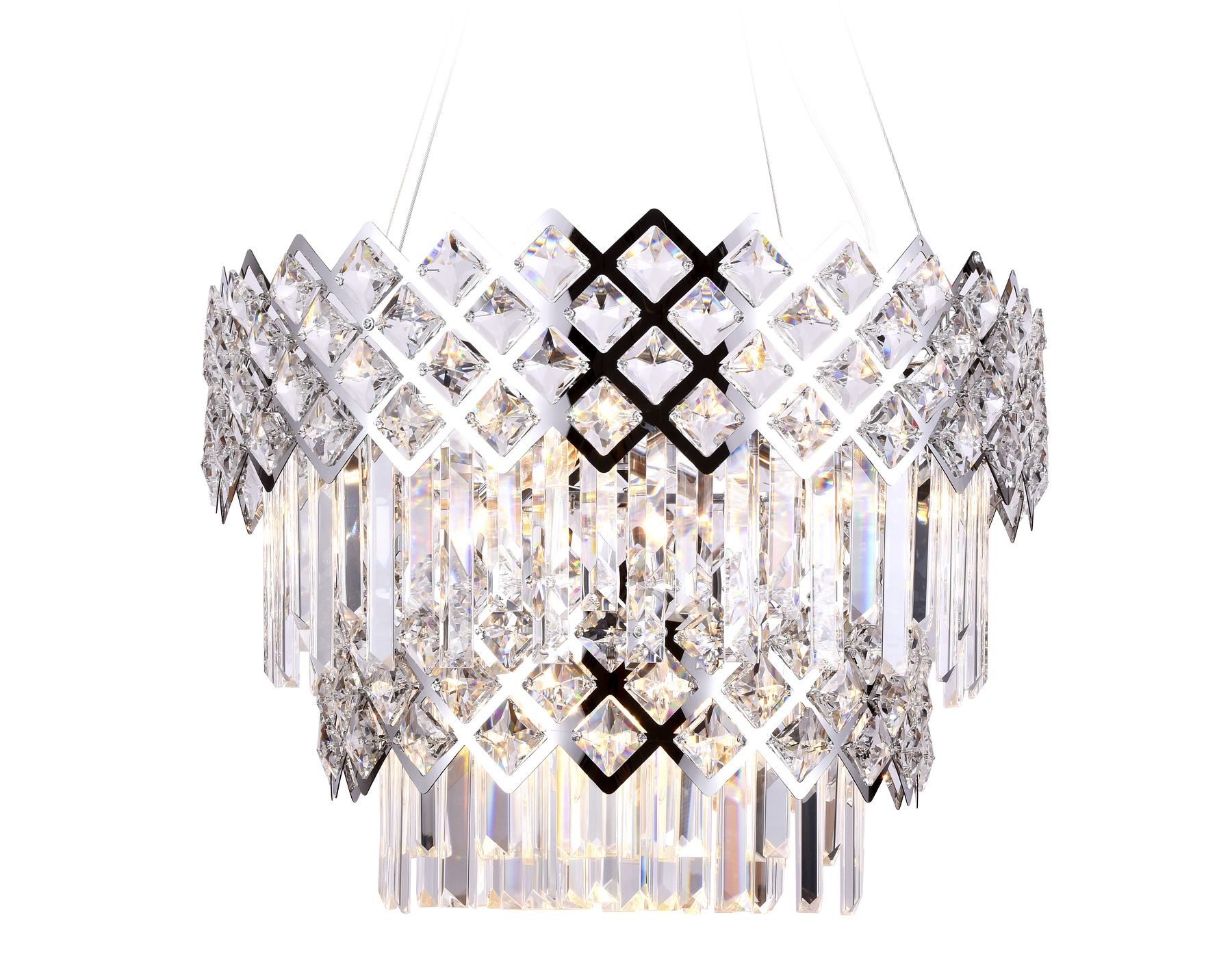 Подвесная люстра Ambrella light с хрусталем TR TR5273_AMB