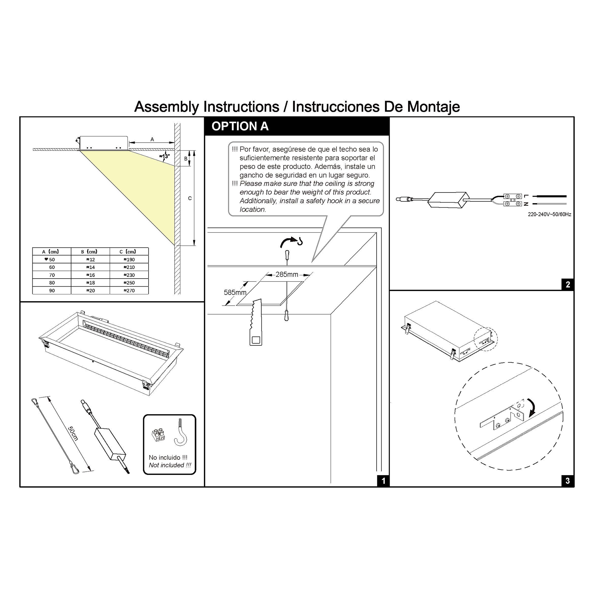 Потолочный втраиваемый светильник-окно MANTRA BLUE SKY 9094_MN