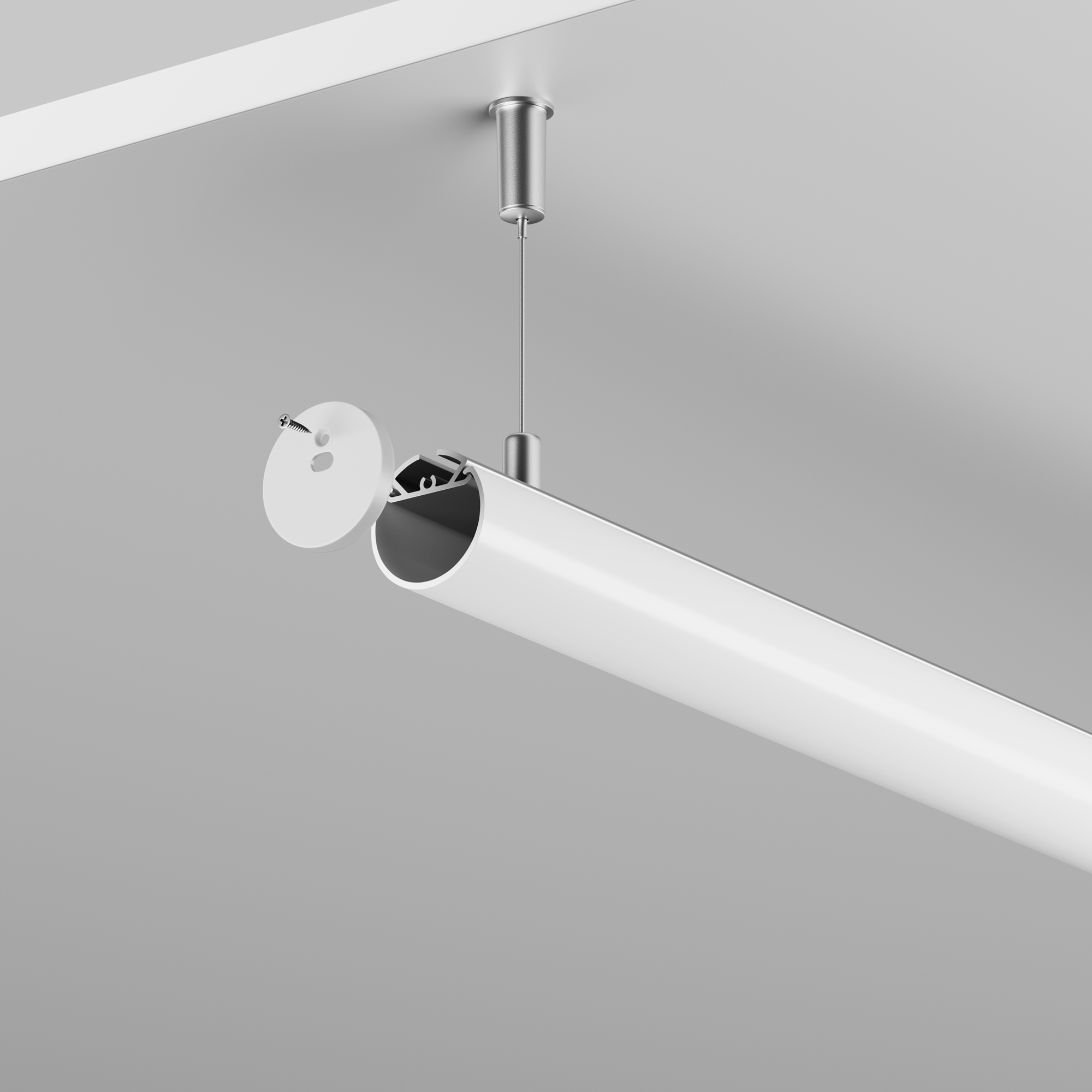 Комплект заглушек (для профиля D30) 2 шт., ALM-D30-EC 642081 Maytoni 642081_MY