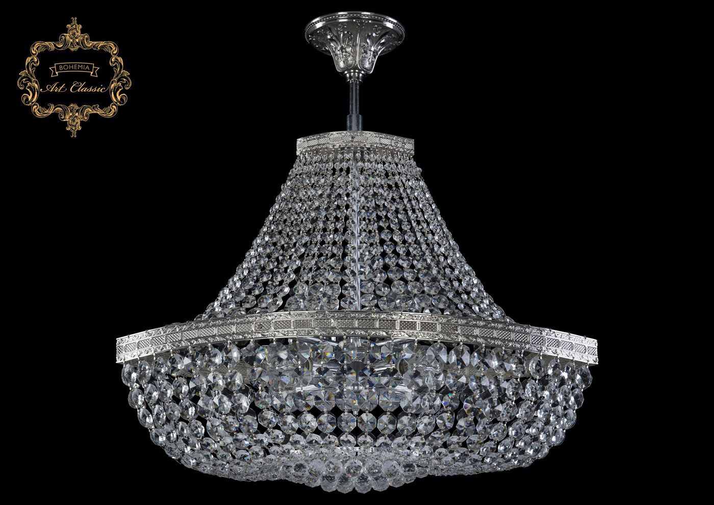 Хрустальная люстра Bohemia Art Classic 21.283.H1.55SP.Ni_BI